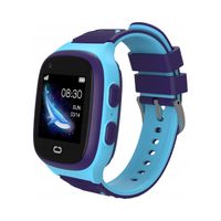 SMARTWATCH ZEGAREK DLA DZIECI SIM TELEFON WIDEOROZMOWY GPS SMS NIEBIESKI