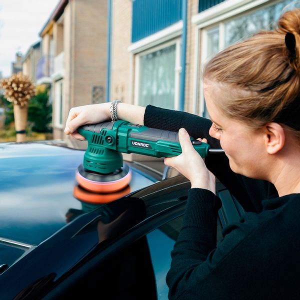 POLERKA MIMOŚRODOWA 650W - 125mm | 4 TARCZE POLERSKIE W ZESTAWIE | VONROC zdjęcie 6