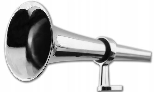 KLAKSON TIR TRĄBKA FANFARA KOMPRESOR 12V GŁOŚNA PNEUMATYCZNA 150dB CHROM na Arena.pl