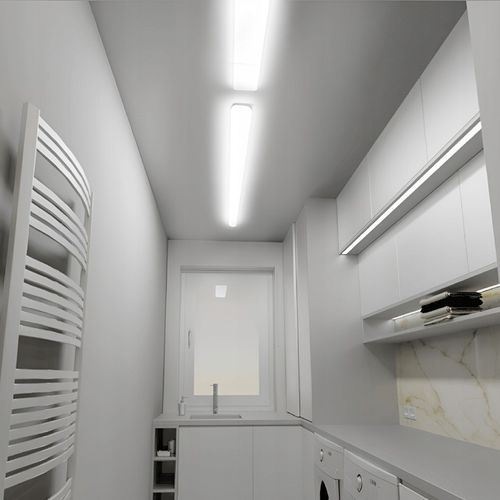 8x PANEL LAMPA LED NATYNKOWA OPRAWA SUFITOWA DO Garażu Warsztatu na Arena.pl