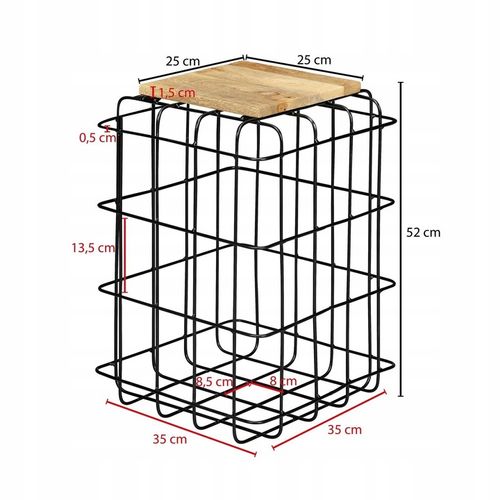 Stolik ozdobny stoliczek boczny kwietnik na Arena.pl