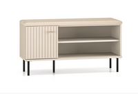 Szafka Na Buty Ryflowana 1- Drzwiowa 1D 102 cm Kaszmir ZOFIA ML