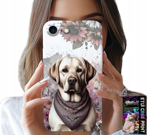 ETUI DO IPHONE SE / SE2 - PIESEK PIESKI HUSKY PSIE WZORY + SZKŁO na Arena.pl