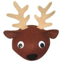 czapka jeleń renifer las rudolf święta mikołaj