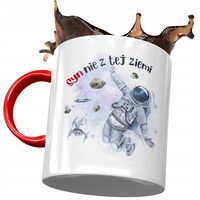 Kubek Czerwony Dla Syna Na Dzień Dziecka Prezent Z Nadrukiem Ze Zdjęciem