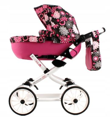 Wózek dla Lalek Składany Głęboki Adbor Viki Gondola Torba Koszyk kol. Vi-09 na Arena.pl