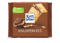 CZEKOLADA MLECZNA RITTER SPORT CIASTKO KEKS 100g