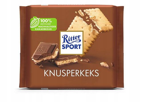 CZEKOLADA MLECZNA RITTER SPORT CIASTKO KEKS 100g na Arena.pl