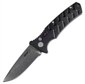 Nóż sprężynowy Boker Plus Strike Spearpoint Black