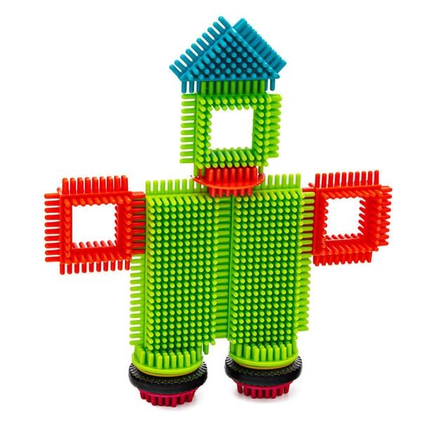 Klocki Konstrukcyjne, Wafle, Jeżyki, Grzebyki 90 elementów zdjęcie 4