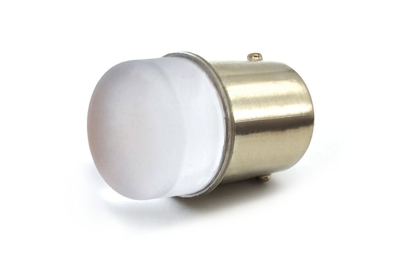 P21W, R10W, żarówka LED BA15S 12V CANBUS pomarańczowa 900lm mocna zdjęcie 6