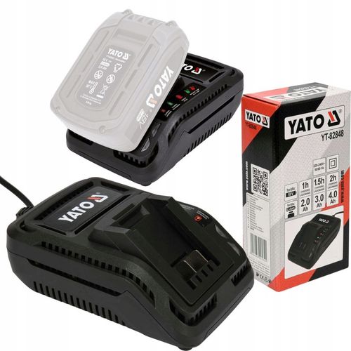 YATO ŁADOWARKA DO AKUMULATORÓW SYSTEM 18V YATO BATERIA YT-82848 na Arena.pl