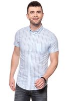 KOSZULA MĘSKA KRÓTKI RĘKAW WRANGLER SS 1PKT BUTTON-DOWN SAPPHIRE BLUE W5944NQBT S