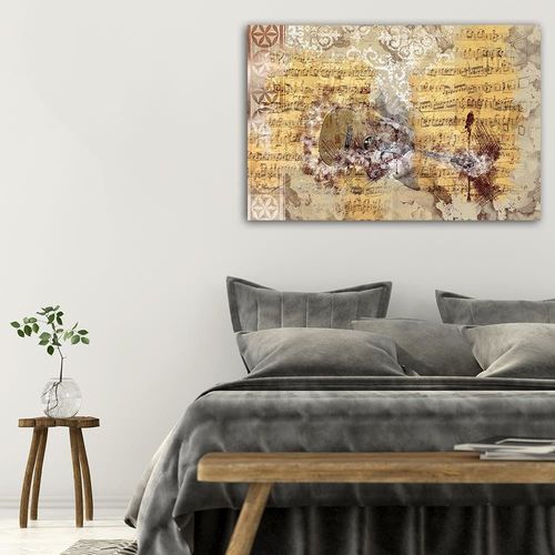Deco Panel, Abstrakcja z gitarą 120x80 na Arena.pl