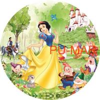 Opłatek na tort Księżniczka Śnieżka Aurora Zosia Bella Kopciuszek Arielka