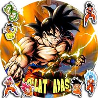 OPŁATEK NA TORT 20CM - DRAGON BALL ANIME + IMIĘ + ! 15CM 18CM