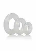 premium silicone ring set - zestaw 3 elastycznych pierścieni silikonowych