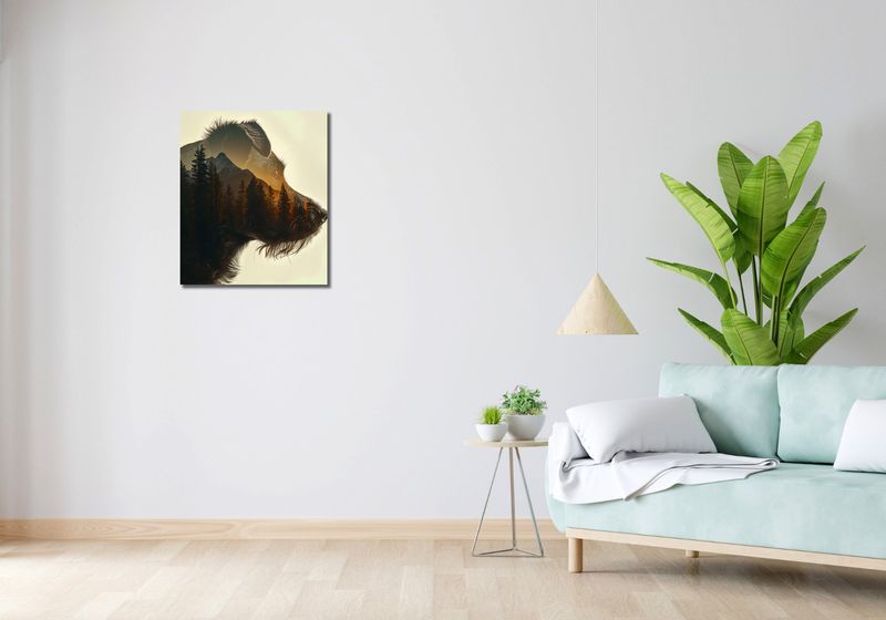 Obraz 50x60cm Psi Duch Lasu zdjęcie 2