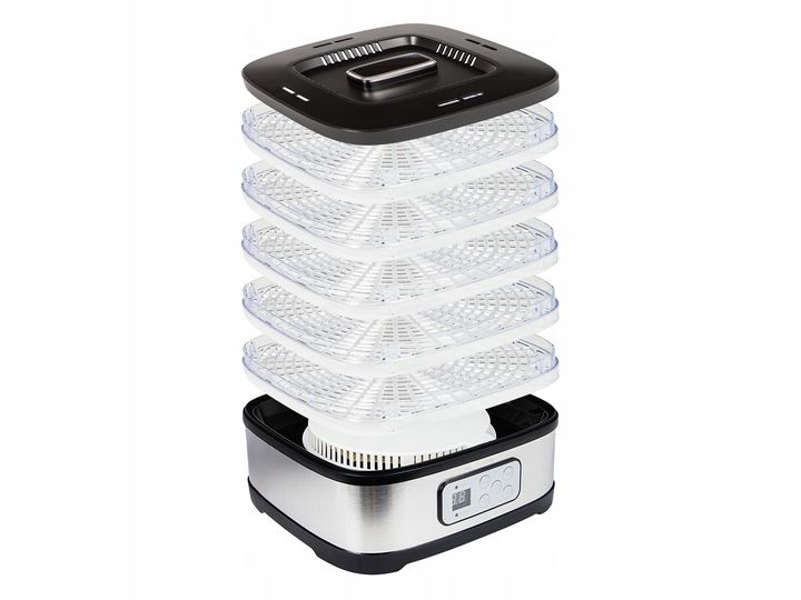 MOCNA SUSZARKA LCD DO GRZYBÓW OWOCÓW WARZYW EKO 5 SIT 240W REGULACJA ZESTAW zdjęcie 6