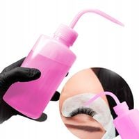 BUTELKA TRYSKAWKA BUTELECZKA DO MYCIA RZĘS 250 ml RÓŻOWA
