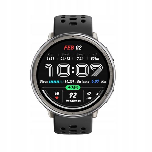 Smartwatch Amazfit Active 2 AMOLED GPS AI 5ATM Czarny na Arena.pl