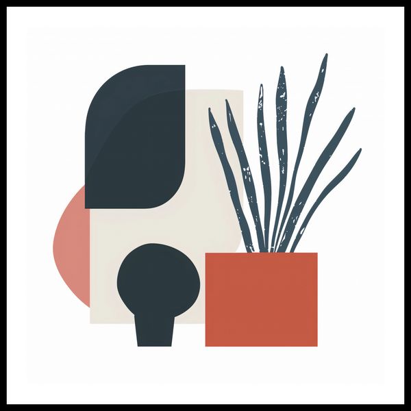 Plakat 80x80cm Zamknięte Myśli zdjęcie 3