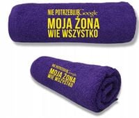 Ręcznik z TWOIM HAFTEM Imieniem Prezent dla ŻONY