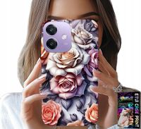 ETUI DO OPPO A60 5G - KWIECISTE WZORY RÓŻA RÓŻE KWIATKI CASE