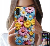 ETUI DO HUAWEI P SMART 2019 - KOLOROWE KWIATKI, STOKROTKI FUTERAŁ CASE