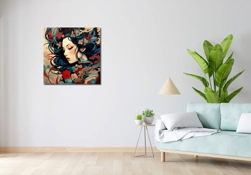 Obraz 70x70cm Szeptucha w Ogrodzie na Arena.pl