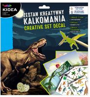 zestaw kreatywny- kalkomania a kidea dinozaur 2543