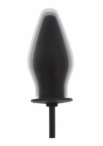 extreme inflatable butt plug advanced silikonowy z pompką czarny na Arena.pl