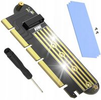 ADAPTER PCI-E x16 - DYSK M.2 NVMe KEY M KARTA ROZSZERZEŃ PŁYTA GŁÓWNA AK342