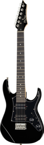 Gitara elektryczna 3/4 dla nastolatka Harley Benton RG-Junior Rock CZARNA na Arena.pl
