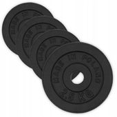 OBCIĄŻENIE ŻELIWNE 4x2,5kg ZESTAW 10kg talerz 28mm