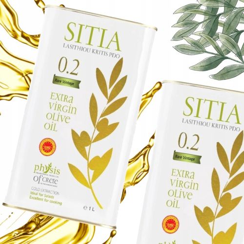 Oliwa z Oliwek Extra Virgin 1L SITIA P.D.O. Grecka Physis of Crete 0,2% na Arena.pl