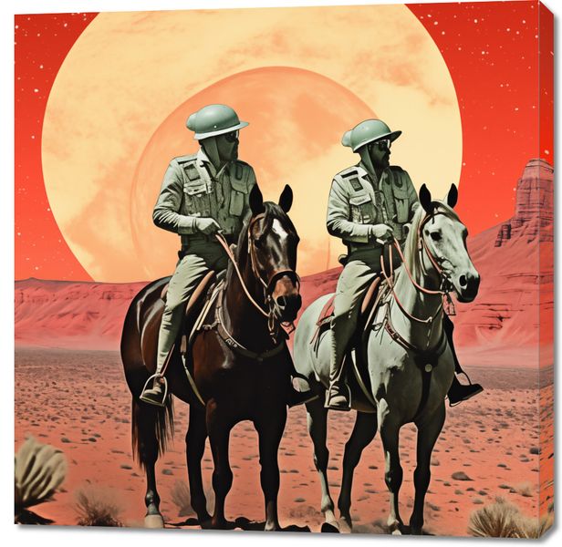 Obraz 100x100cm Patrol Kosmiczny zdjęcie 1