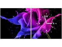 40 80CM ZEGAR 2 ELEM RÓŻA FARB JAKUB BANAŚ ŚCIENNY