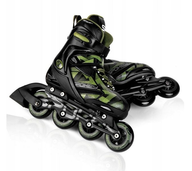 Rolki łyżworolki regulowane Spokey MAKAN BK/GR 32-35 zdjęcie 1