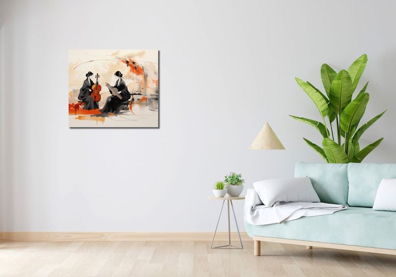 Obraz 70x60cm Harmonia Ciszy zdjęcie 2