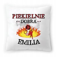 Poduszka Dla Emilii Na Urodziny Imieniny Prezent Z Nadrukiem Ze Zdjęciem