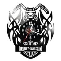 Zegar ścienny z płyty winylowej Harley Davidson 198.14