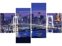 140CM 70 OBRAZ ZATOKA TOKIJSKA ŚCIENNY