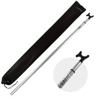 Składany Aluminiowy Teleskopowy Bosak 125 - 220 cm John Paddle z Hakiem oraz pokrowcem 220 cm