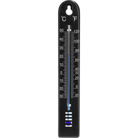 termometr uniwersalny (-30 do +50°c), 17 cm, czarny 014704