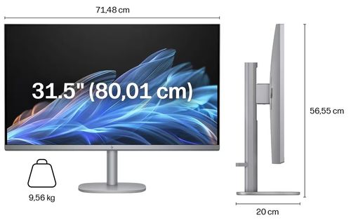 AiO HP OmniStudio X 32 UHD 4K IPS Intel Core Ultra 7 155H 16-rdzeni 32GB DDR5 1TB SSD NVMe NVIDIA RTX 4050 6GB W11 +klaw. i mysz na Arena.pl