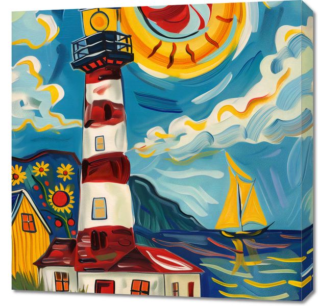 Obraz 70x70cm Żywa Przystań zdjęcie 1