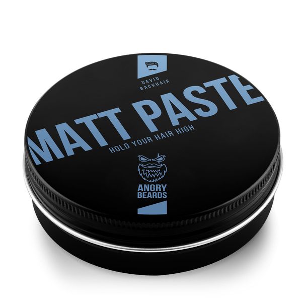Angry Beards Pasta do włosów Matt Paste David Backhair, 100g zdjęcie 1