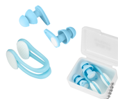 Zestaw klips na nos zatyczki do uszu do pływania Aqua-Sport AquaCalm