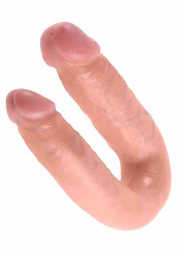 Dildo Dwustronne Double Trouble 14Cm Cieliste na Arena.pl